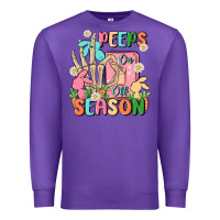 Purple peeps season mode on Premium Sweatshirt - MaliasSmallBusiness
