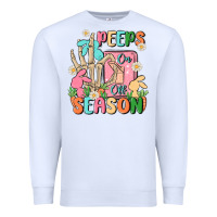 White peeps season mode on Premium Sweatshirt - MaliasSmallBusiness