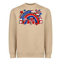 Mushroom American rainbow Heavyweight Sweatshirt - Zillion Design Studio