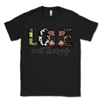 Black love our troops Classic Tee - CowhideDigitalArt