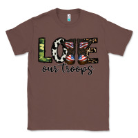 Chestnut love our troops Classic Tee - CowhideDigitalArt