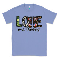 Colony Blue love our troops Classic Tee - CowhideDigitalArt