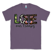 Lavender love our troops Classic Tee - CowhideDigitalArt