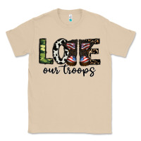 Mushroom love our troops Classic Tee - CowhideDigitalArt