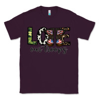 Plum love our troops Classic Tee - CowhideDigitalArt