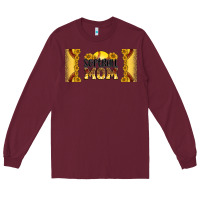 Burgundy leopard softball mom 16oz libbey glass Long Sleeve Tee - HRA Design Shop