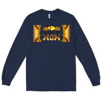 Navy leopard softball mom 16oz libbey glass Long Sleeve Tee - HRA Design Shop
