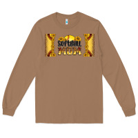 Toasted Coconut leopard softball mom 16oz libbey glass Long Sleeve Tee - HRA Design Shop