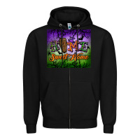 Black home sweet home tumbler Zipper Hoodie - BundleAndBundleShop