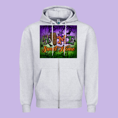 Home Sweet Home Tumbler Zipper Hoodie Designed By Bundleandbundleshop