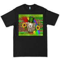 Black st patricks sheep sunflowers rainbow serape leopard glitter Premium Tee - Artiststas
