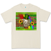 Bone st patricks sheep sunflowers rainbow serape leopard glitter Premium Tee - Artiststas