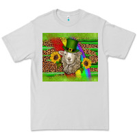 Dove Grey st patricks sheep sunflowers rainbow serape leopard glitter Premium Tee - Artiststas