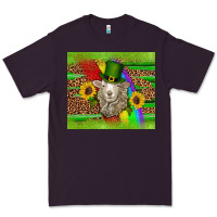 Plum st patricks sheep sunflowers rainbow serape leopard glitter Premium Tee - Artiststas