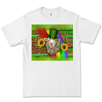 White st patricks sheep sunflowers rainbow serape leopard glitter Premium Tee - Artiststas