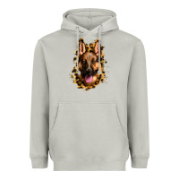Moon Dust german shepherd leopard background Heavyweight Hoodie - Jasminsmagicworld
