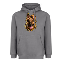 Storm german shepherd leopard background Heavyweight Hoodie - Jasminsmagicworld
