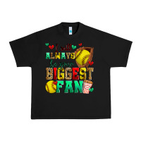 Black i will always be your biggest fan softball Urban Heavy Tee - Zillion Design Studio