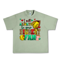 Oil Green i will always be your biggest fan softball Urban Heavy Tee - Zillion Design Studio