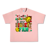 Salmon i will always be your biggest fan softball Urban Heavy Tee - Zillion Design Studio