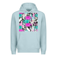 Blue Mist nail polish with cowhide and plaid seamless pattern bbs Premium Hoodie - BundleAndBundleShop