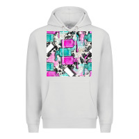 Dove Grey nail polish with cowhide and plaid seamless pattern bbs Premium Hoodie - BundleAndBundleShop