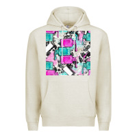 Oatmeal Heather nail polish with cowhide and plaid seamless pattern bbs Premium Hoodie - BundleAndBundleShop