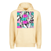 Pina Colada nail polish with cowhide and plaid seamless pattern bbs Premium Hoodie - BundleAndBundleShop