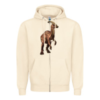 Sandshell parasaurolophus Zipper Hoodie - Artiststas