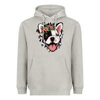 Moon Dust french bulldog floral Heavyweight Hoodie - Jasminsmagicworld