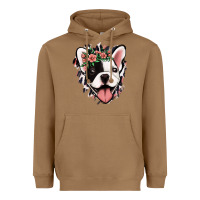 Toasted Coconut french bulldog floral Heavyweight Hoodie - Jasminsmagicworld