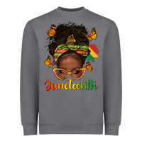 Storm afro messy bun juneteenth Heavyweight Sweatshirt - texasbilliewilder