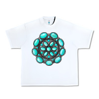 White gemstone jewelry Urban Heavy Tee - RanaPortraitStore