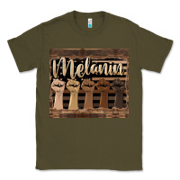 Army Green melanin American flag Classic Tee - HRA Design Shop