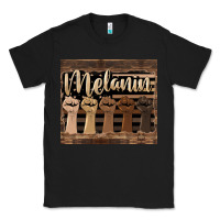 Black melanin American flag Classic Tee - HRA Design Shop
