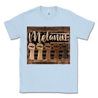 Dusty Blue melanin American flag Classic Tee - HRA Design Shop