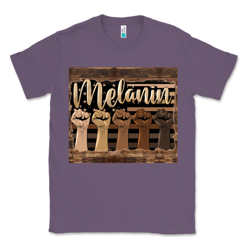 Melanin American Flag Classic Tee by HRA Design Shop | Teevron