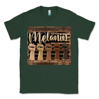 Sports Green melanin American flag Classic Tee - HRA Design Shop