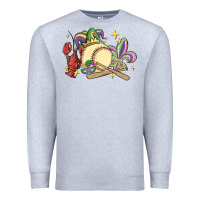 Heather Grey mardi gras baseball Premium Sweatshirt - MaliasSmallBusiness