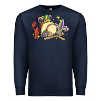 Navy mardi gras baseball Premium Sweatshirt - MaliasSmallBusiness
