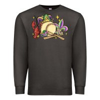 Smoke mardi gras baseball Premium Sweatshirt - MaliasSmallBusiness