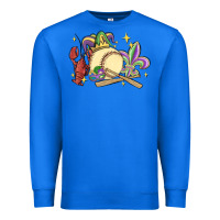 True Royal mardi gras baseball Premium Sweatshirt - MaliasSmallBusiness