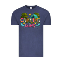 Vintage Denim camping vibes Vintage Tee - Zillion Design Studio