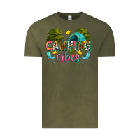 Vintage Olive camping vibes Vintage Tee - Zillion Design Studio