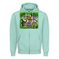 Seafoam trick or treat tumbler Zipper Hoodie - BundleAndBundleShop