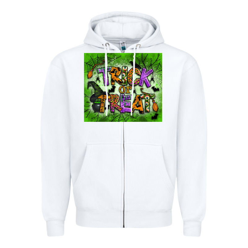 Trick Or Treat Tumbler Zipper Hoodie by BundleAndBundleShop | Teevron