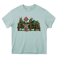 Arona Western Papa Deer Hunting Heavy Core Tee - LillyAllenDesigns