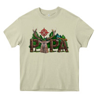 Mossy Western Papa Deer Hunting Heavy Core Tee - LillyAllenDesigns