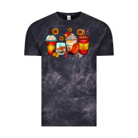 Cloud Black firefighter coffee cups Vintage Tee - Zillion Design Studio