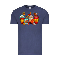 Vintage Denim firefighter coffee cups Vintage Tee - Zillion Design Studio
